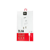 CARGADOR IPHONE 2.1 FCC/CAJA ROJA